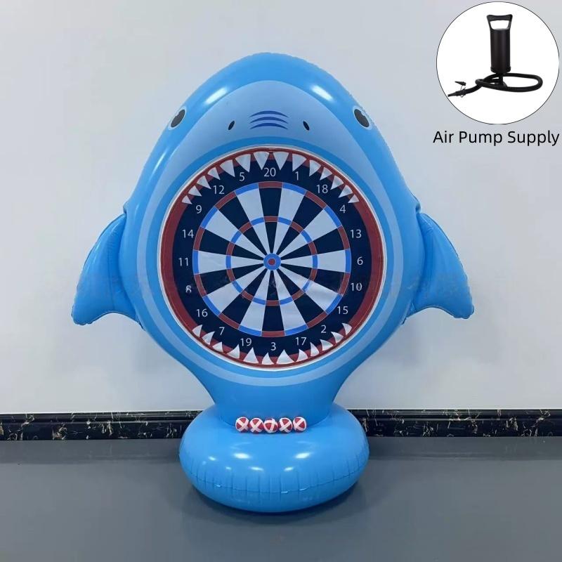 PVC Klebriges Wurfspiel Aufblasbares Einhorn Fußball Dartscheibe Wasserziel Outdoor Gartenspielzeug für Kinder Familienparty Spaß Spiel