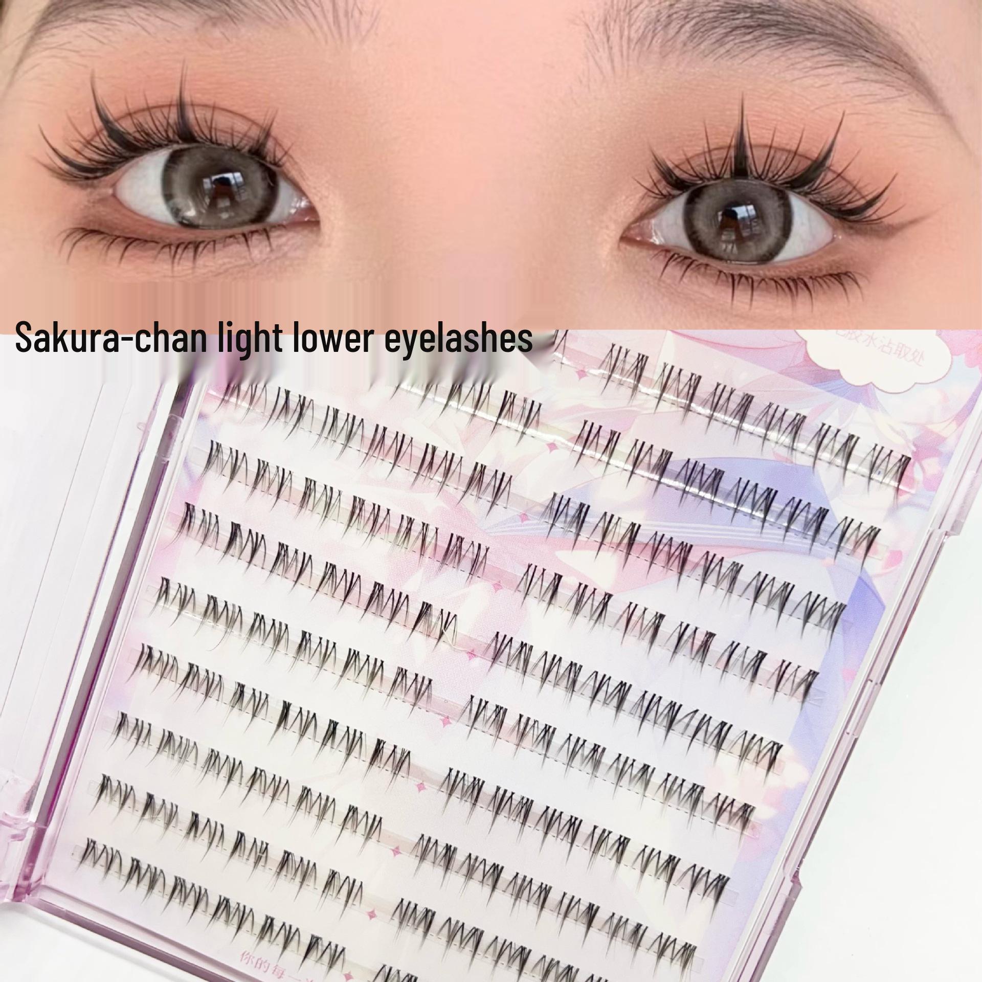 Sakura-chan Light Feather Natural Long Lower False Eyelashes
