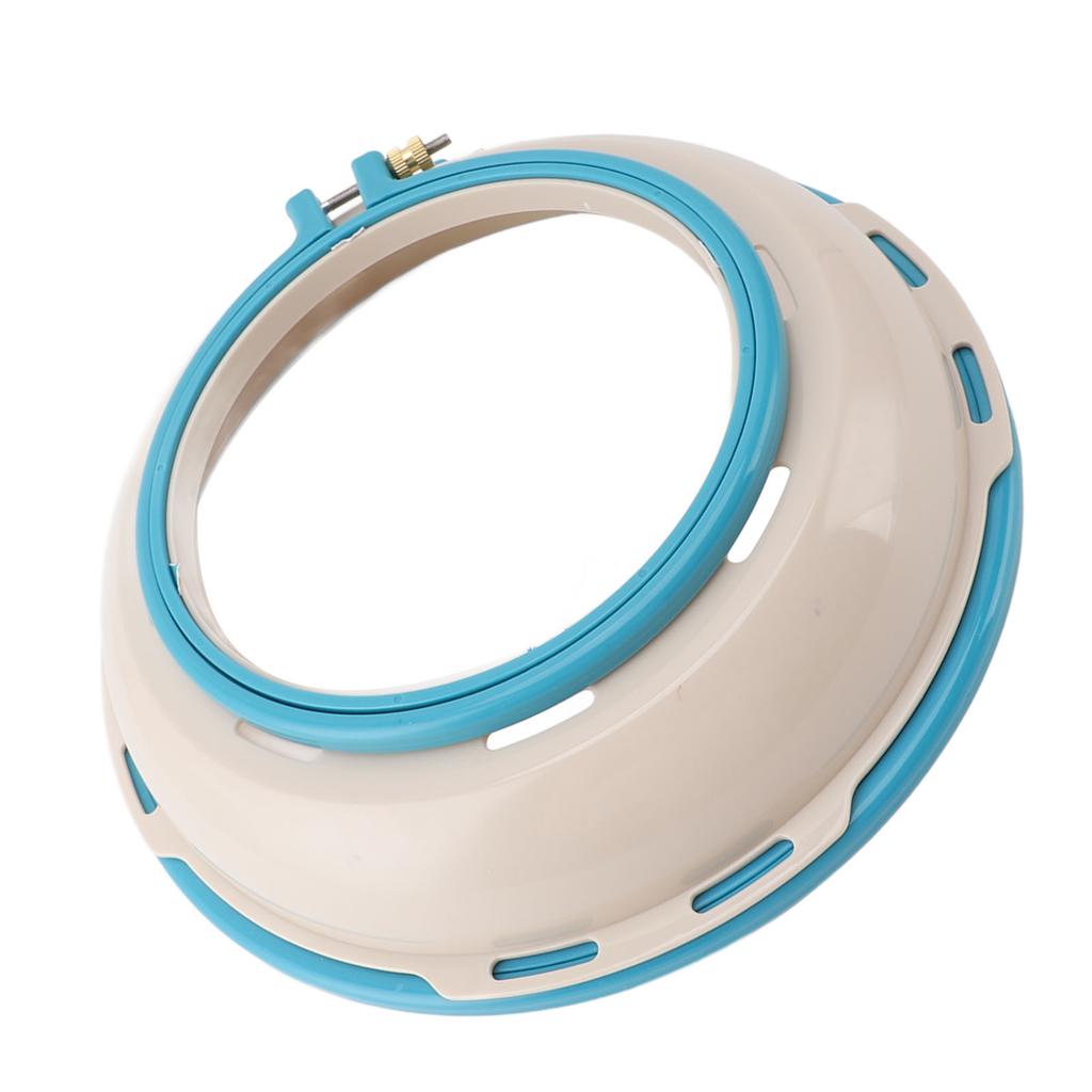 Embroidery Stand Hoop 16.5cm 25cm Double Sided Punch Needle Stand Hoop Frame for Cross Stitch