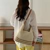 Open-weave Woven Bag - Large Capacity for Commuting, Beach and Vacation, Single Shoulder Tote Bag