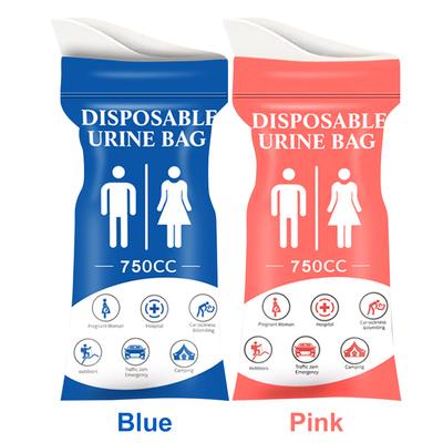 4Pcs Disposable Urinal Bag Outdoor Emergency Urinate Bags 750ml Emergency Pee/Wee Bags Car Pee Bags for Baby Women Men