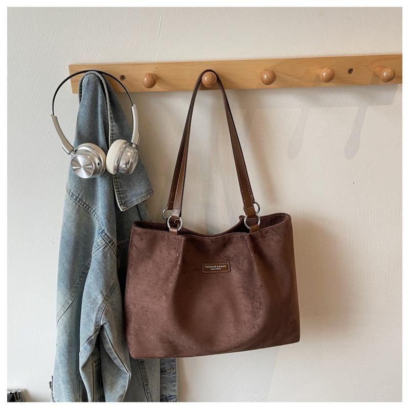 

Сумка-тоут, Повседневная наплечная сумка, Модная и трендовая сумка подмышку для поездок на работу without pendant кофейный