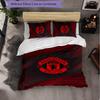 Manchester United Themed Bedding 3Pcs Duvet Cover Set Decorative Bed Linen For Teen Room Home Decoration
