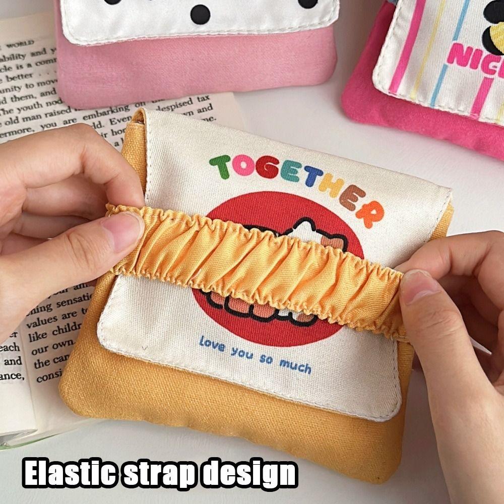 Puppy/Cat Pattern Tampon Organizer Pouch Portable Coin Purse Cute Sanitary Pad Bag  Women