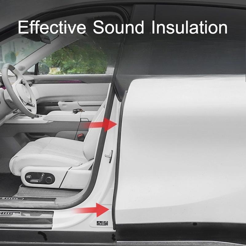 For Zeekr 7X 007 GT 001 Car Door Seal Strip B Pillar Dustproof Sound Insulation Weatherstrip Auto Interior Accessories