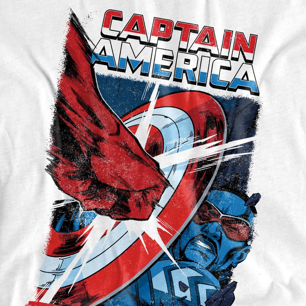 Captain America: Brave New World Unisex Adult Red Hulk Punch T-Shirt