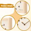 Wall Clock Desk Decorative Modern Fashion Silent Home Decoration for Bedroom Kitchen Indoor