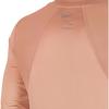 Nike Dri-Fit Miler Codzienny Sportowy Trening Bieganie Fitness Wygodny Okrągły Dekolt Długi Rękaw Koszulka Damskie Topy Różowo-Złoty AT4193-605