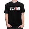 Boxing T Shirt Men Women Short Sleeve Boxers Marital Arts Tshirt Streetwear Casual Graphic Tee  Pure Cotton Slim Fit Clothing