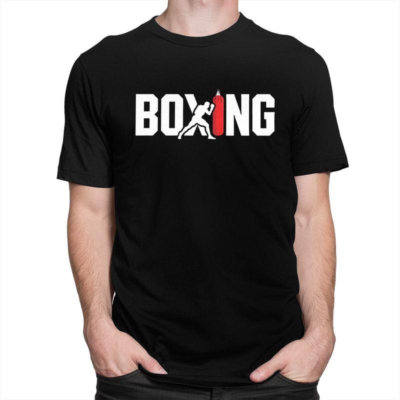 Boxing T Shirt Men Women Short Sleeve Boxers Marital Arts Tshirt Streetwear Casual Graphic Tee Pure Cotton Slim Fit Clothing