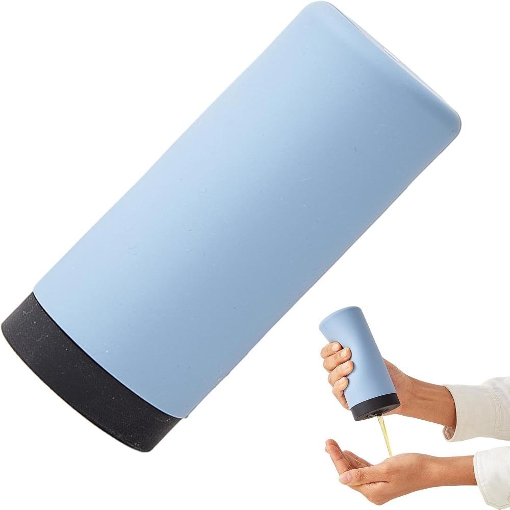 Refillable Dish Soap Squeeze Bottle Leakproof Silicone Washing Up Liquid Squeeze Dispenser Shampoo Conditioner Dispenser