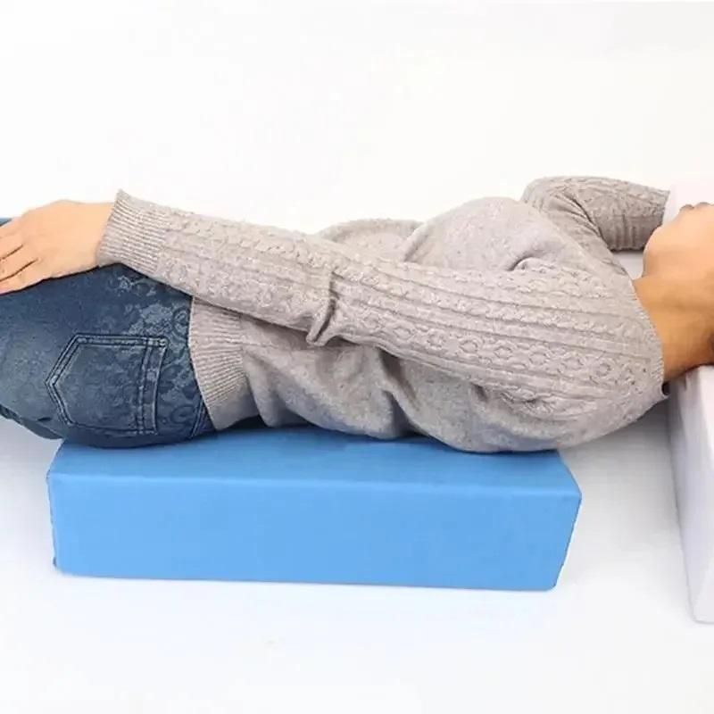 Triangle Position Roll Over Pad for Elderly Patients High Density Sponge Pad Rehabilitation Side Pad Triangle Pillow Supports