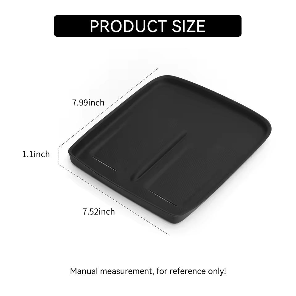 for Xpeng G9 2025 Wireless Charging Pad Protective Non-slip Pad Car Phone Charger Mat Auto Interior Accessories Black