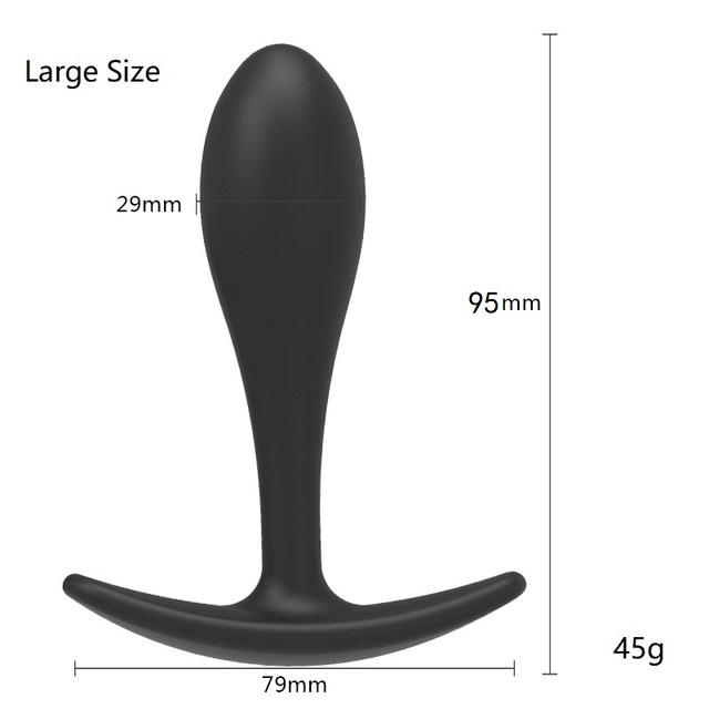 Mini kleine große tragbare Silikon Analkugeln Butt Plug Ball