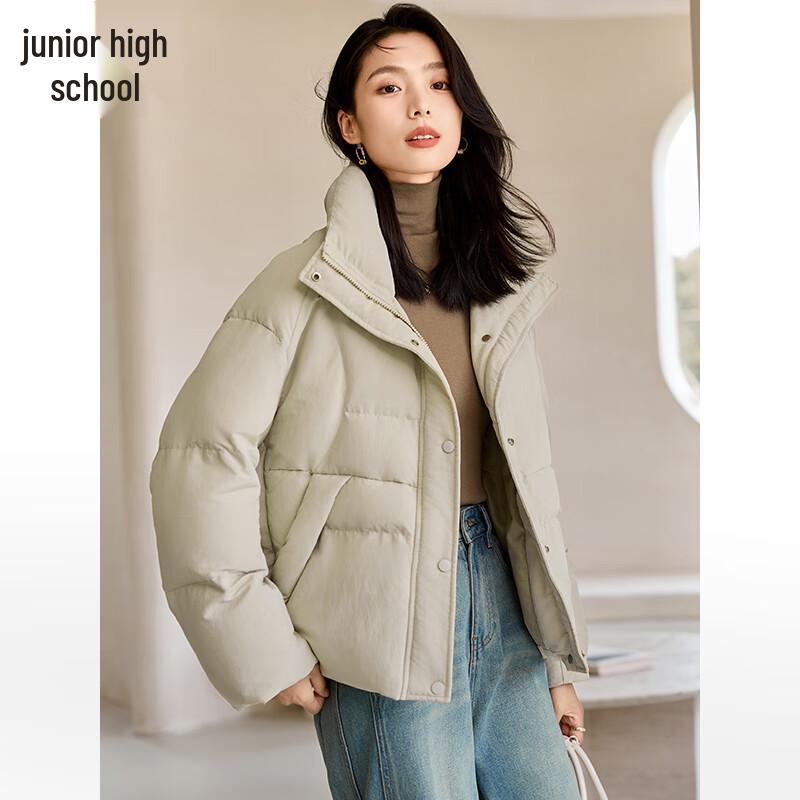 

Women s Winter Loose Fit Short Puffer Jacket L