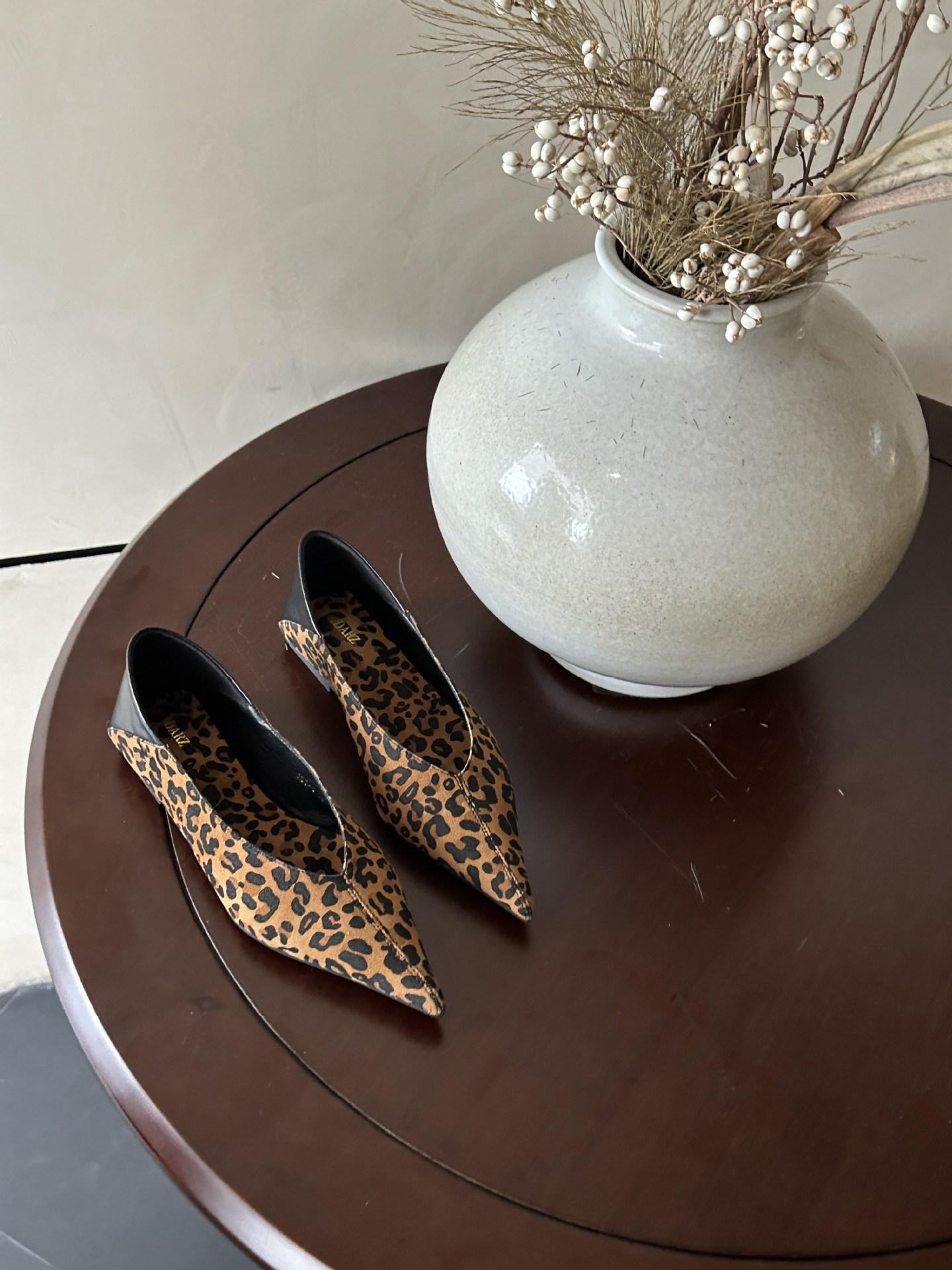 Women s Pointed Toe Flat Spring Slip-On Comfortable Pumps - Fashionable Footwear 35