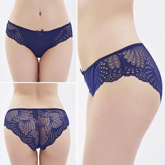 Trendy dámské spodky chladivé elastické dámské kalhotky Pure Color s nízkým pasem pro vnitřní nošení