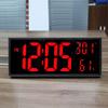 CHEETIE CP200 Automatic Brightness Clock Display Time Date Year Alarm Wall Clock With Temperature Humidity Display