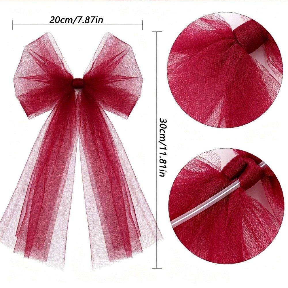 Lightweight Ribbon Bow Hanging Long Streamers Festive Bow Decoration  Christmas Tree Decoration