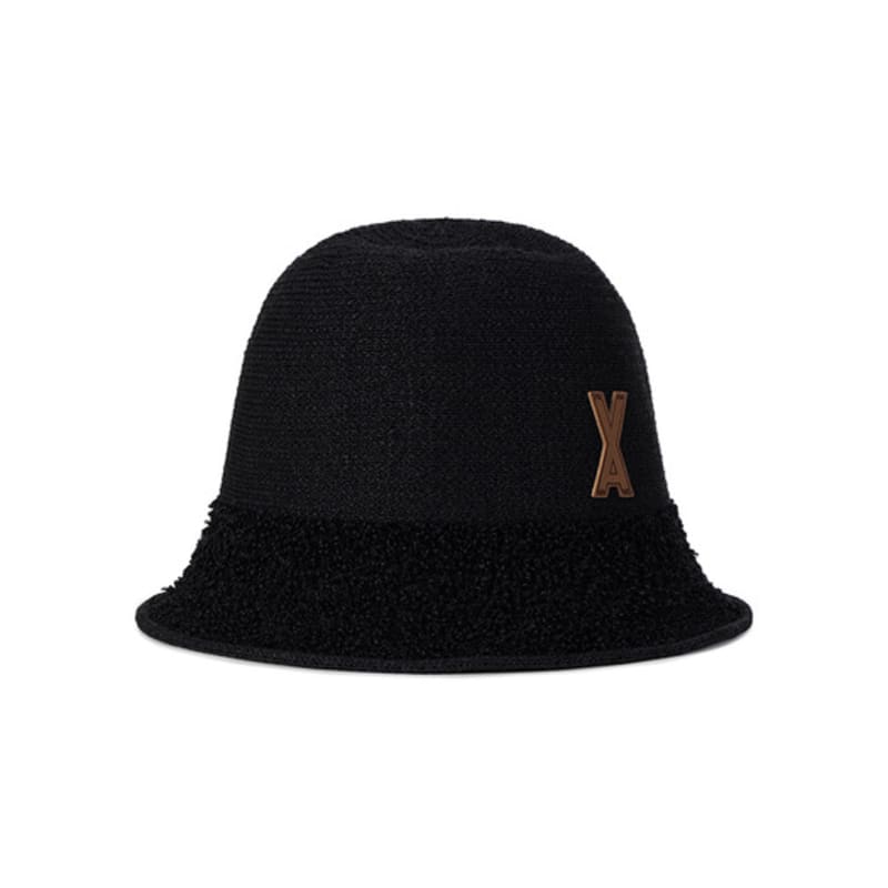 VARZAR VA Patch Towel Bucket Hat Black