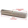 JINGLING 13.3mm Cylindrical Diamond Router Bit Cylinder Profile Wheel Brazed Shank 1/2" Tools for Stone