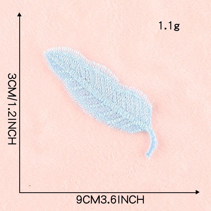 Embroidery Label Leaf Flower Embroidery Sticker Diy Hand Account Accessories Accessories Patch Brooch Jewelry Hair Accessories Cloth Sticker