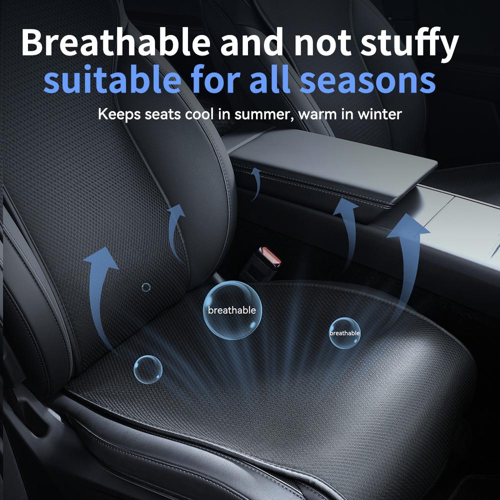 YZ Car Seat Mats Breathable All Season Back Seat Pad Protector Covers Ice Silk Cushion For Tesla Model Y YL 3 Juniper 2026
