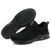Summer Air Cushion Work Safety Shoes For Men Women Breathable Work Sneakers Steel Toe Shoes Anti-puncture Safety Protective Shoe