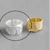 925 Silver Rings For Women Hollow Out Gold Color Temperament Personality Fashion Female Trendy Resizable Opening Rings