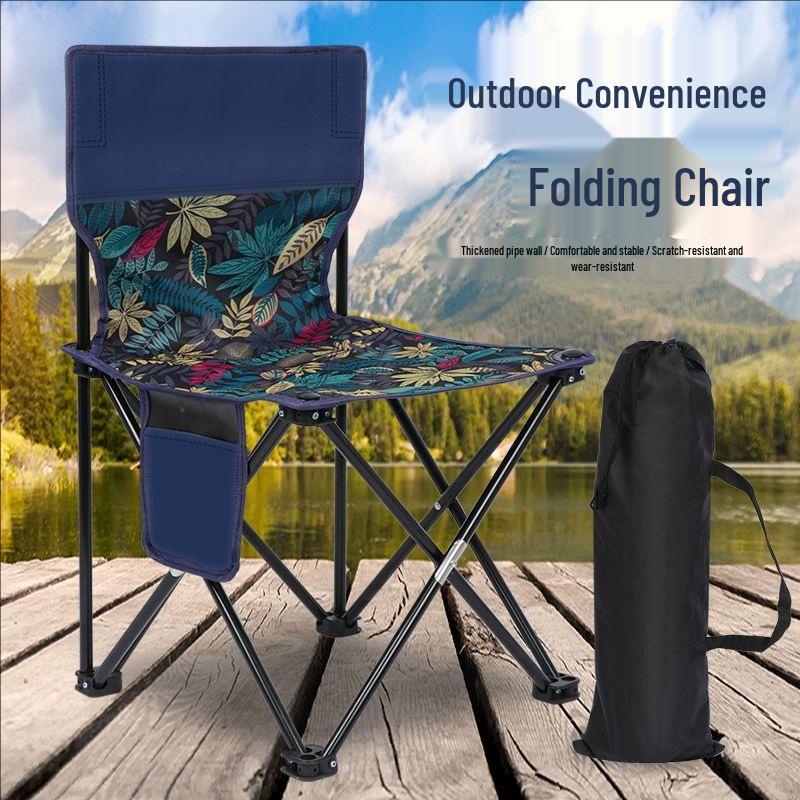 Portable Ultra-Light Folding Camping Chair and Stool for Art, Fishing, and Outdoor Use