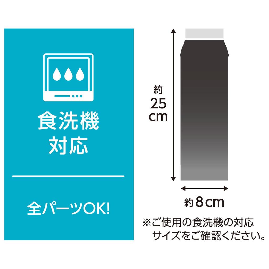 Dishwasher Safe Thermos Vacuum Insulated Sports Black Suitable for Sports Keeps Cold Bottle, 1L, Gradient, One-Touch Opening, Drinks, Only, FJR-1001