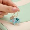 Rhinestone Lamb Keychain Sparkling Sheep Car Key Ring Holder Backpack Purse Handbag Charm Christmas Birthday Gifts for Her