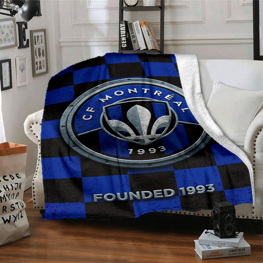 CF Montréal Druck Flanelldecke Hohe Qualität Warm Bequem Decke für Alle Jahreszeiten Perfekt für Geschenke Heimdekoration