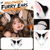 Bandeau Oreilles d'Animal en Peluche pour Fête Costumée d'Halloween