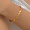 Stainless Steel Corner Chain Bracelet 18K Gold Women'S Accessories Fashion Jewelry 1654