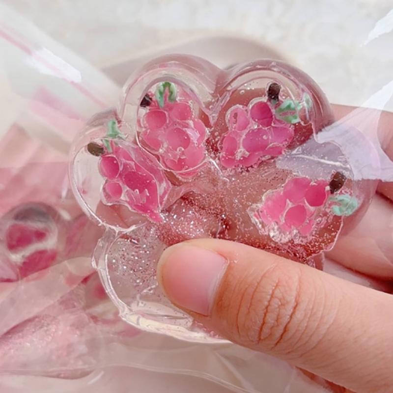 1 Stück Katzenpfote Slow Rebound Stressabbau Squeeze Requisiten Sternenhimmel Große Katzenpfote Squishy Fidget Spielzeug Kneten Dekompression Geschenk