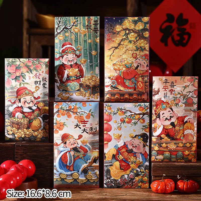 Pferdejahr Rote Umschläge Chinesisches Neujahr Rote Tasche Frühlingsfest Glücksgeld Verpackungsbeutel Hongbao Gruß Segen Geschenk