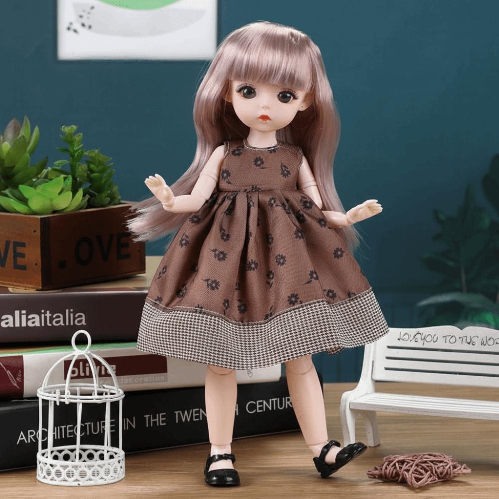 Mode Design Pop Jurk Set Mooie Jurk Met Schoenen Pop Vervangende Kleding Hoed Accessoires Pop Kleding Pak
