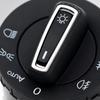 Headlamp Control Knob Repair Part 5G0941431AF for Dashboard Light Operation, ABS Housing Part for Selected Vehicle Models, Single Unit for Daily
