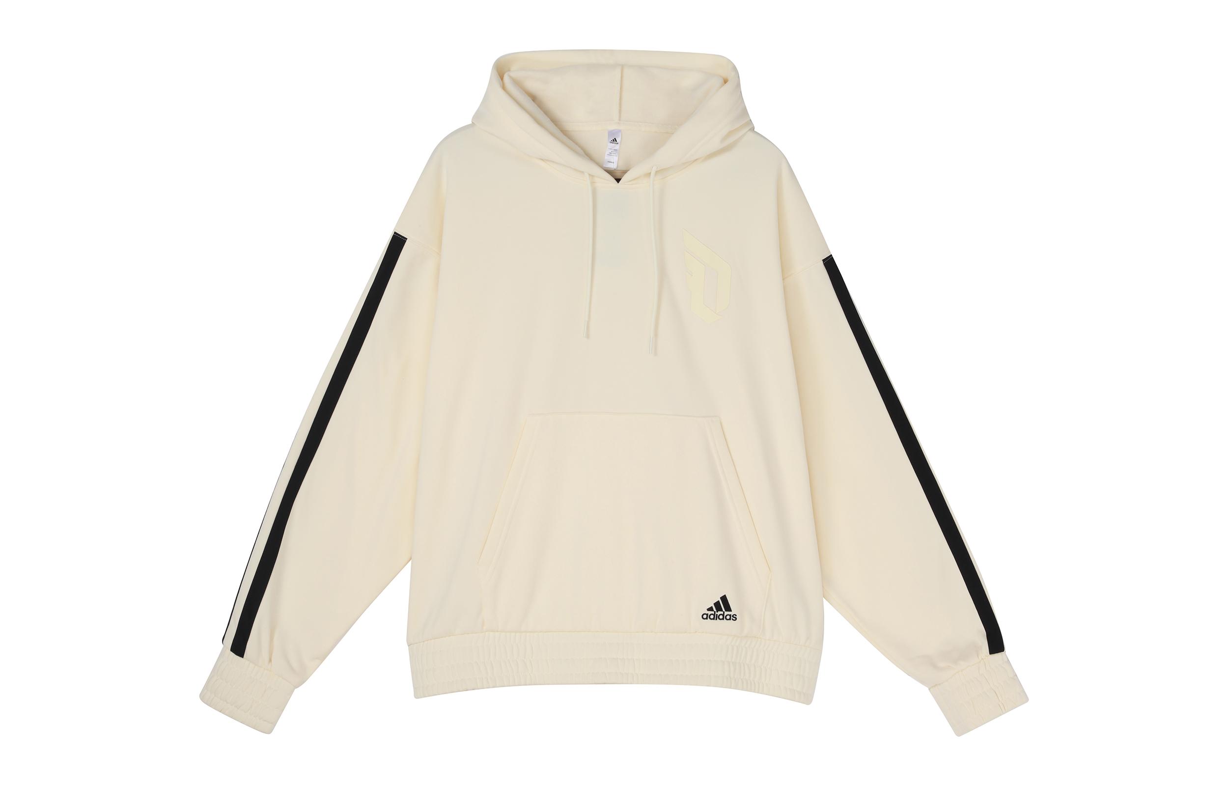 Adidas Sweatshirts Men s Ecru Hooded Moderate Regular GL7099 L