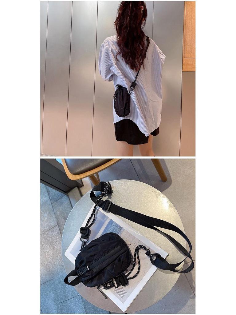 Women's Versatile Mini Crossbody Bag - Fashionable Oxford Cloth Phone and Coin Purse