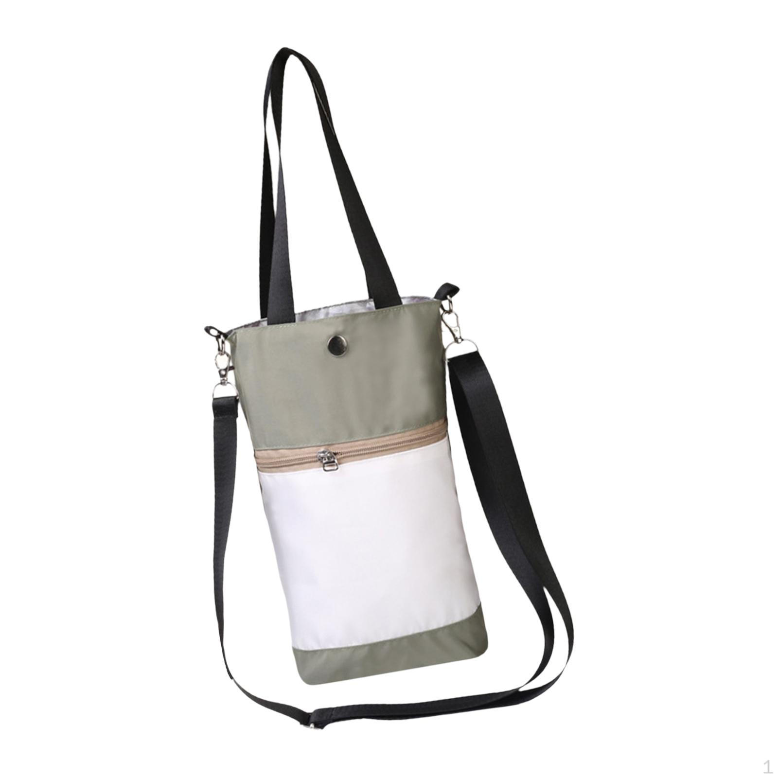 Crossbody Bag for Water Bottle Sling Holder Outdoor Activities Green 30x20x6cm 1390₽
