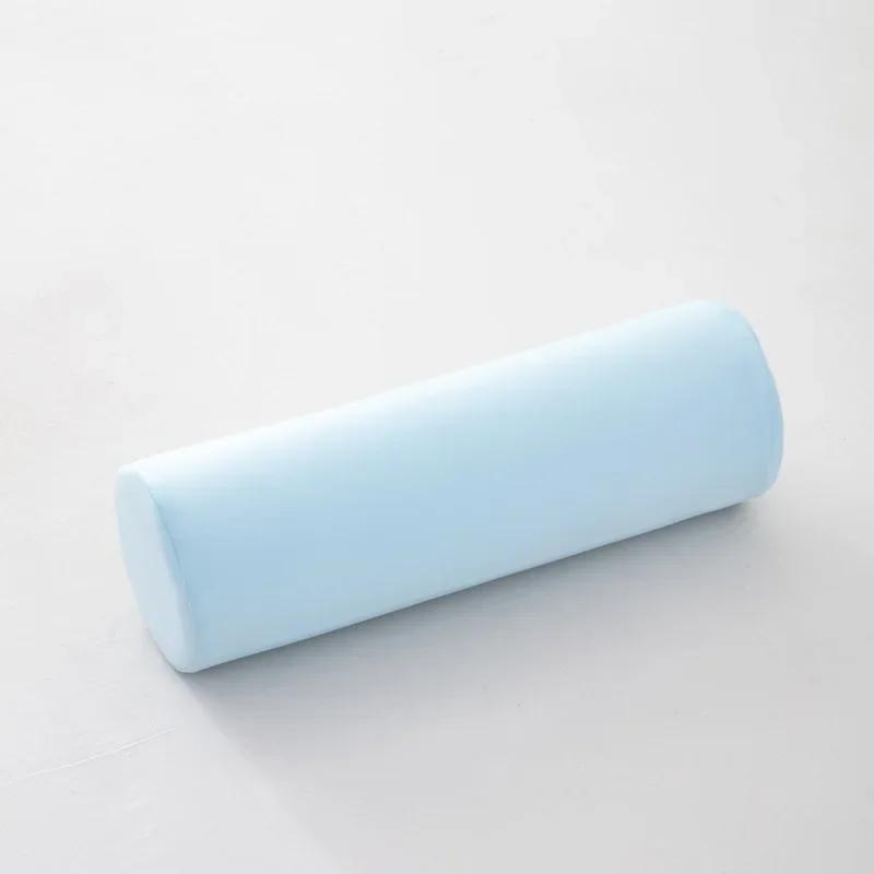 

Подушка-валик для шеи, подушка из пены с эффектом памяти, цилиндрическая круглая подушка, подушки для снятия боли во время сна, съемный чехол 38x12m 1pcs