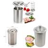 Stainless Steel Meat Steamer With Thermometer For Home Cooking And Gift