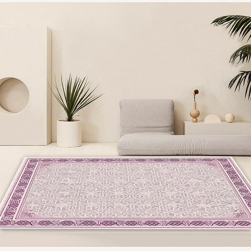 America Style Classical Carpet Living Room Boho Decoration Home Easy Clean Rugs Bedroom Bathroom Lint-free Non-slip Floor Mats