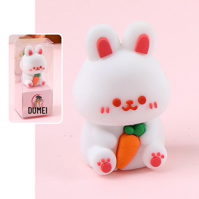 Creative Rabbit-Shaped Cartoon Pencil Sharpener for Elementary Students
