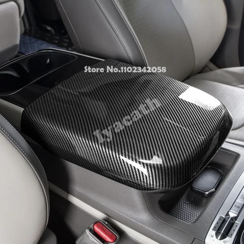 For Kia Carnival KA4    ABS Car Center Console Armrest Storage Box Protector Panel Cover Trim Sticker Accessories