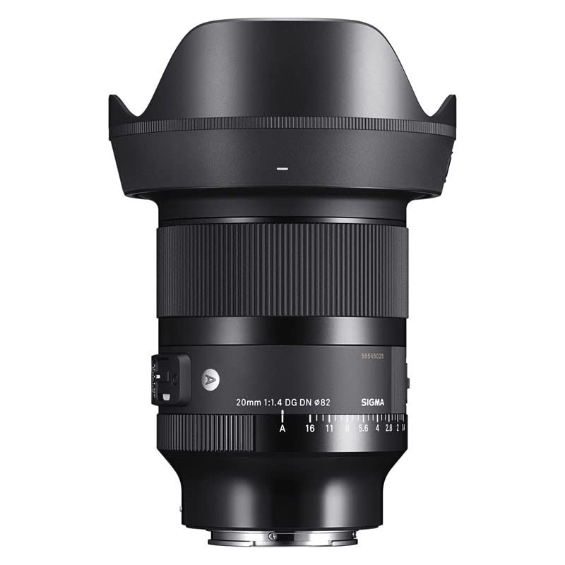 Sigma 20mm DG DN Lens for Sony Single Wide Mirrorless Cameras F1.4 E-Mount, Focus, Angle, Full-Frame