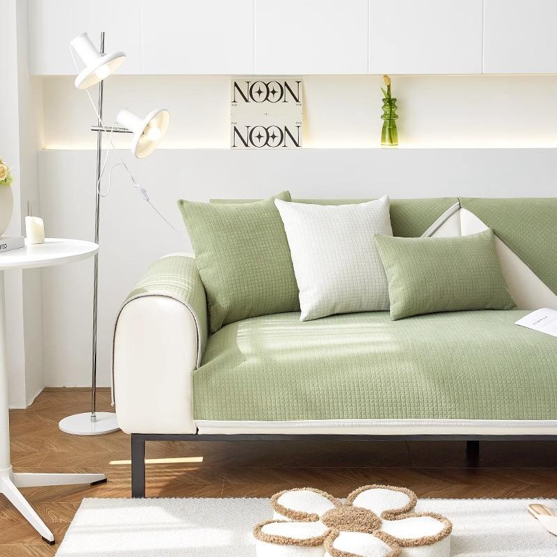 

Universal Non-Slip Sofa Cushion Four Seasons Modern Simple Armrest Backrest Towel Cream Cover JUEoth 70*70cm