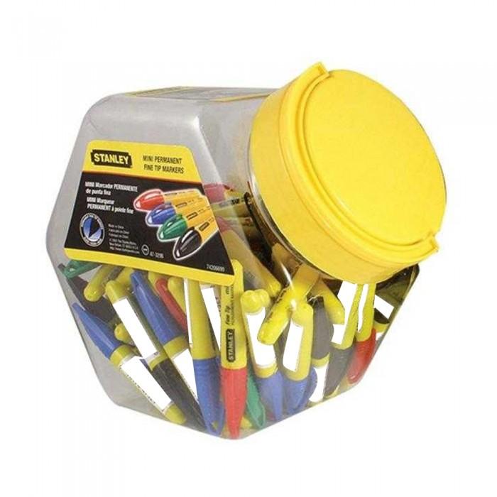 Stanley Fine Tip Permanent Marker Pen (Pack of 72)